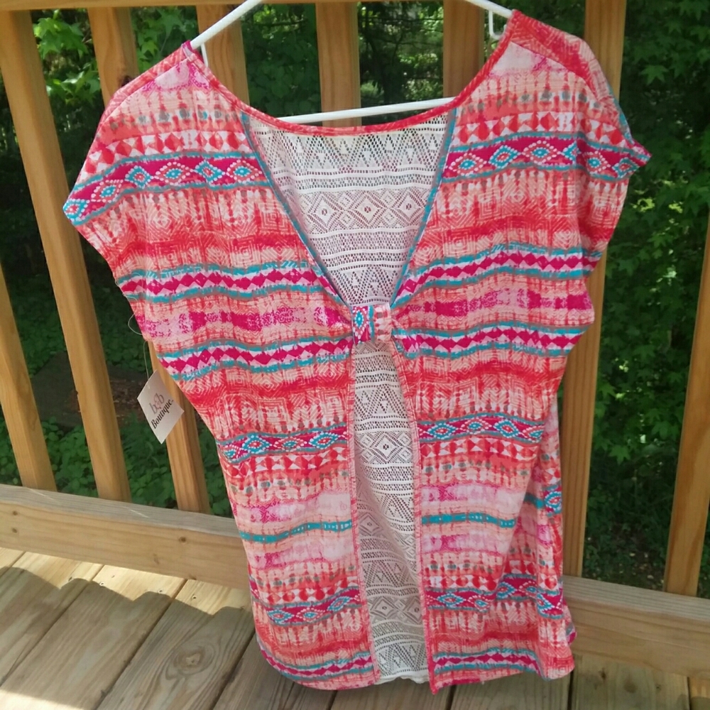 ⭐️ NWT b&b Boutique Shirt/Large - Picture 11 of 12
